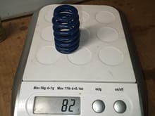 82 grams (blue)