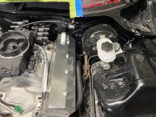 Picture of the under hood fuel line routing. Much cleaner look than stock imo. 