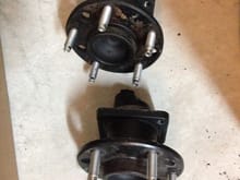 Also have these OEM hubs w/ new stock length studs. Unknown miles, but have no play. $60 shipped.
