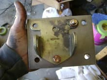 fabbed motor mount plate