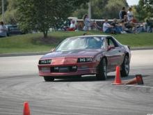 Also my first autocross event.  This is one of my favorite pictures of me racing my car.