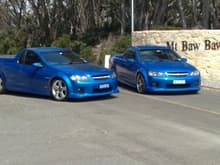 Mine and mates ute on a cruise location