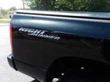 2006 Dodge Ram 1500 Night Runner Sticker