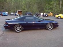 Sitting in the staging lanes at Natural Bridge Dragstrip