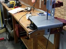 harbor fright bandsaw on a swag offroad v1 stand does a lot of the cutting. buy the replacement policy. you'll need it. actually, just buy the milwaukee…the HF one is ungodly loud