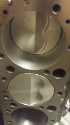 The valve reliefs in my 383.  6cc worth.