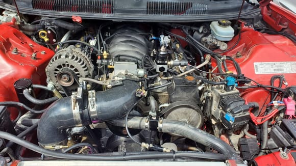 One buttoned up ls1 with a stage 2 turbo cam