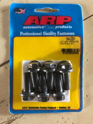 Proper ARP pressure plate bolt kit