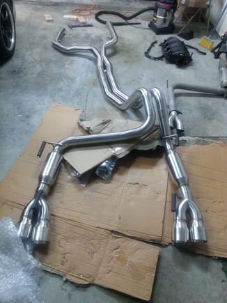 Also bought the Speed Engineering 3" full dual exhaust kit which also just came out at the time.