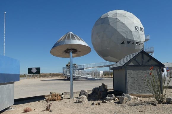 A quirky site along Rte 66 in AZ