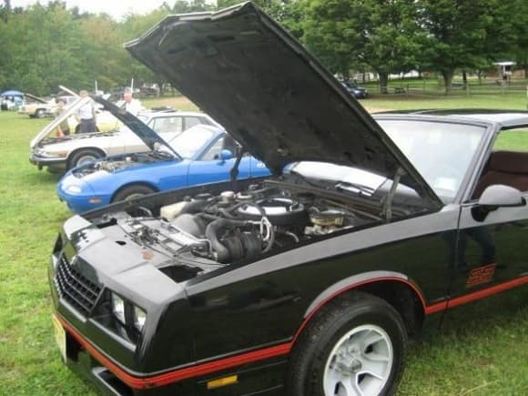 MCSS with stock 305 at car show 2 yrs ago