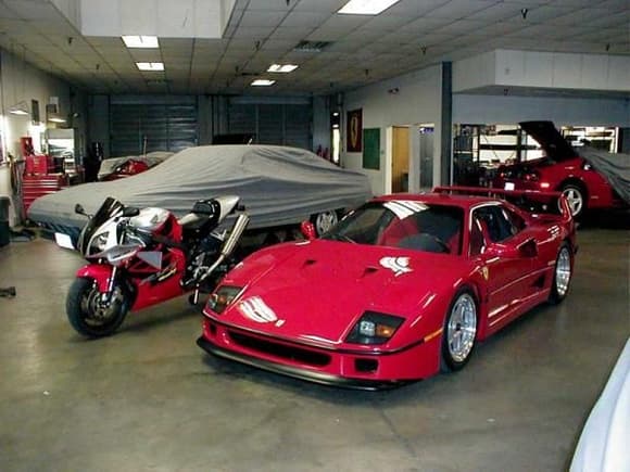 Had to get a picture of them together when the F40 got to the shop.