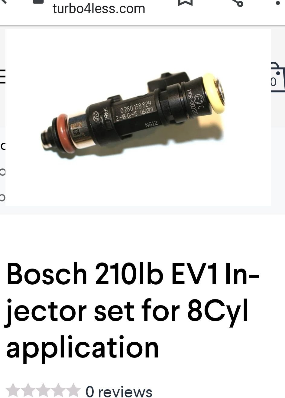 Bosch 210 s from VSRacing need any adapters LS1TECH Camaro