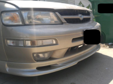 Test fitting front lip