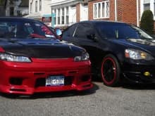 my max and my bro's rsx