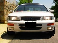 front view hid headlights, bright whites