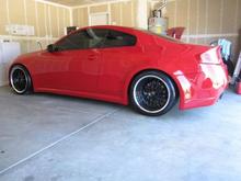 After wheels install