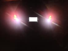 White LED Reverse &amp; License Lights
