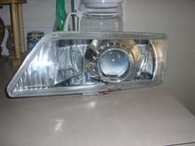 ebay glass headlights with TL projectors and e46 bezel