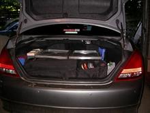 One month after we purchased our J31 "Maxine" we were of on a "Tour" of Tassie will the Boot full of tools to act as a "Sweep Car" for 46 cars on this Tour.