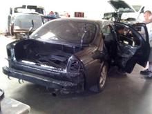 out of the paint booth