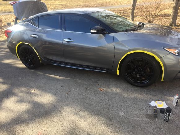 Black plasti dip 18” stock