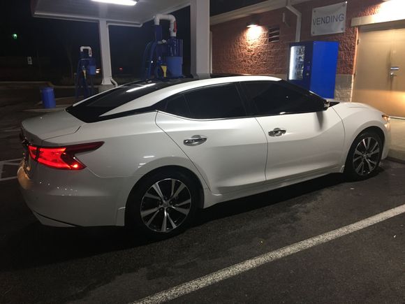 4% limo tint thanks to my Dad and his window tint business, Ayers Custom Shop, LLC in New Castle, DE!