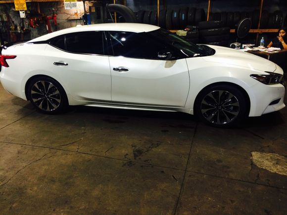 Straight to the tint shop, I was the only person in Phila and nj with this car at the time .