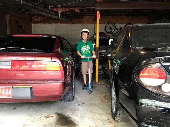 My little guy is now 15, and he talked me out of my 88 Aztec Red two-seater Z31. 

The wine red 2+2 will soon give way to a silver turbo I briefly owned in 2000. 