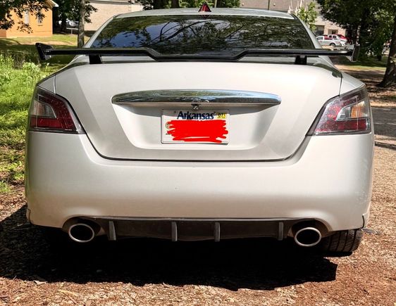 Rear bumper lip addition to bumper 