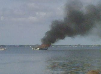 Ahhhh...my boats on fire