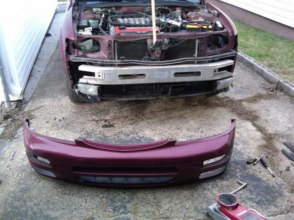 My old automatic ruby. Bumper off going on the 5spd