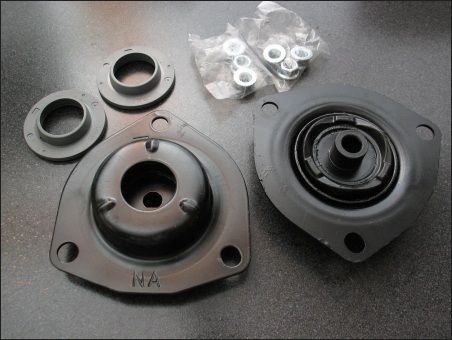 MOOG Front Strut Mounts. A must-have upgrade over OEM when replacing front struts. My front sway bar end-links are quality MOOG parts as well.