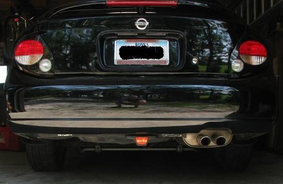 This is at EYE level from the rear -- you can JUST barely see the hidden hitch logo on the left side.
