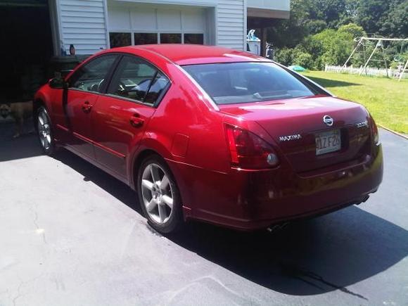 Washed and Waxed in the summertime.