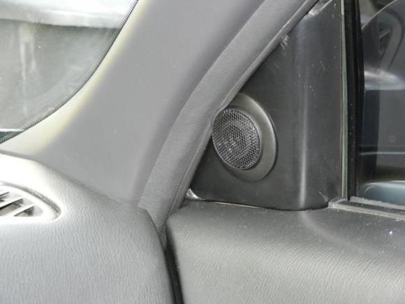 Alpine Type-R Tweeters - Custom install in the mirror covers