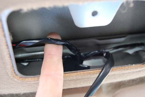 Nice clean job on the new wiring we did, looks stock, but its not :)