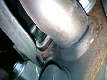 Miitsu Outlander 4N14 GF6W 2.2D-4WD Exhaust Manifold Crack at