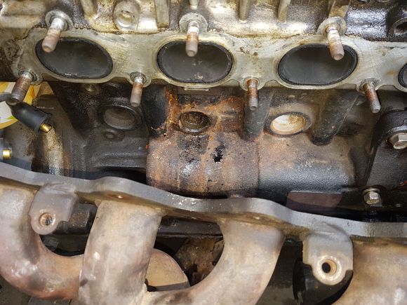 Expansion plugs were leaking, had to perform surgery on the front, back and sides.