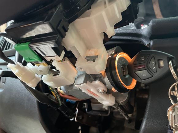 Key stuck in ignition 