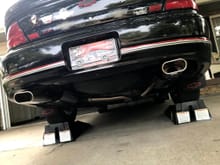 Stainless Dual exhaust Cat back