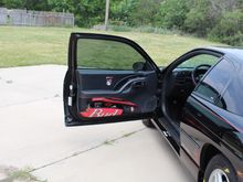 Leather door panels