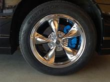 17" American Racing Torq Thrust M rims wrapped with Hankook Ventus S1 nobel2 tires