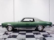 This is what the original car looked like. 48 Forest Green G medium green vinyl top.