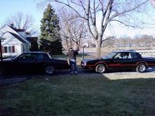 my dad's 86 ss and my 85 ss