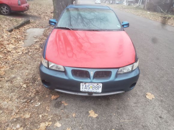 2nd baby put hood back on n roof rails with halos n halo foglights she b ready