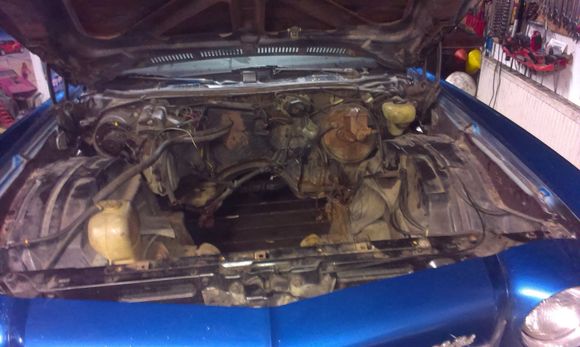 After the engine got removed