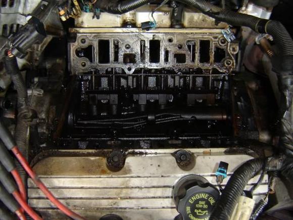 immediately after lower intake removed