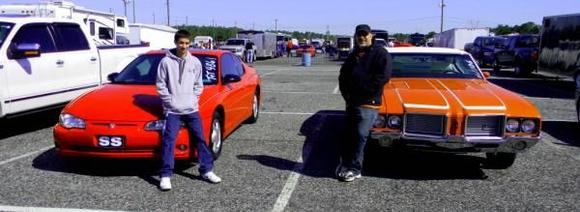 Atco race way with my dad!