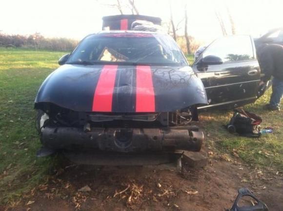 Had a little mishap, in the process of getting her back on the road now